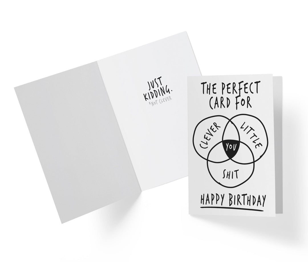 Clever Little Shit | Funny Birthday Card - Kartoprint