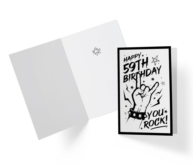 You Rock | 59th Birthday Card - Kartoprint