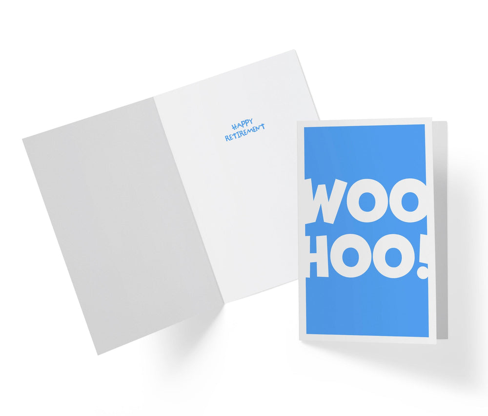 Woohoo | Funny Retirement Card - Kartoprint