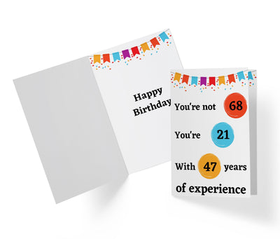 Years Of Experience | 68th Birthday Card - Kartoprint
