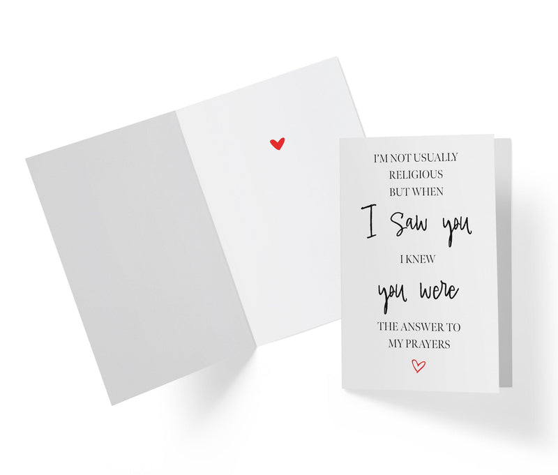 Answer Of My Prayer, Valentine Card | Sweet Birthday Card - Kartoprint