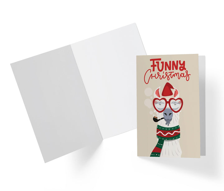 Funny Llama | Funny Christmas Card - Kartoprint