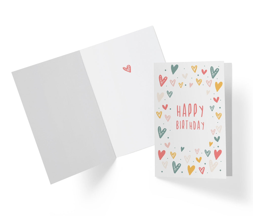 Cute Little Hearts | Sweet Birthday Card - Kartoprint