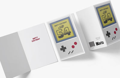 Gaming Level Up | 54th Birthday Card - Kartoprint
