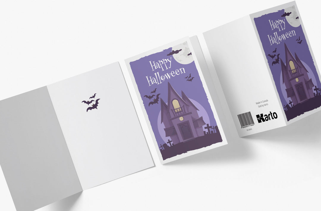 Haunted House | Halloween Greeting Card - Kartoprint