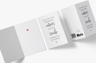 Beautiful Smile, Valentine Card | Sweet Birthday Card - Kartoprint