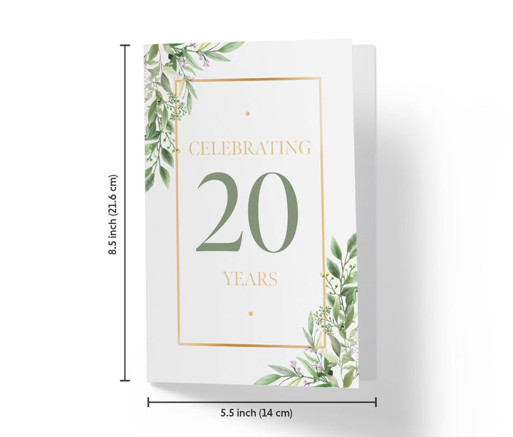 Eucalyptus | 20th Birthday Card - Kartoprint