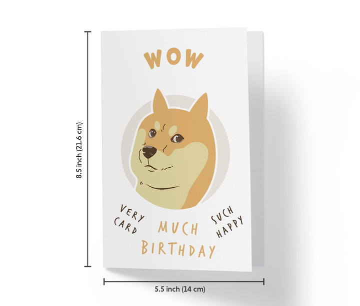 Cryptocurrency Dogecoin Doge | Funny Birthday Card - Kartoprint