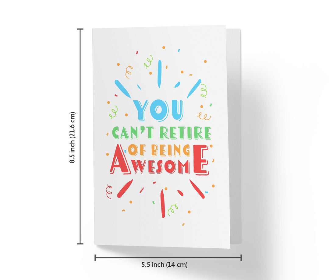 Happy Retirement, You are Awesome | Retirement Card - Kartoprint