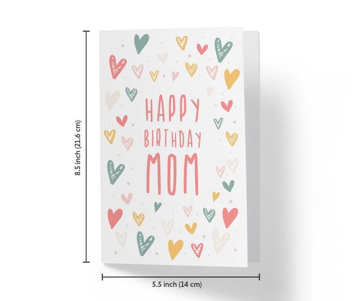 Little Hearts Mom | Sweet Birthday Card - Kartoprint