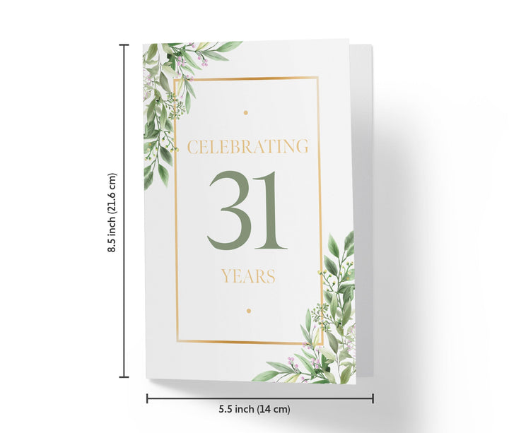 Eucalyptus | 31st Birthday Card - Kartoprint