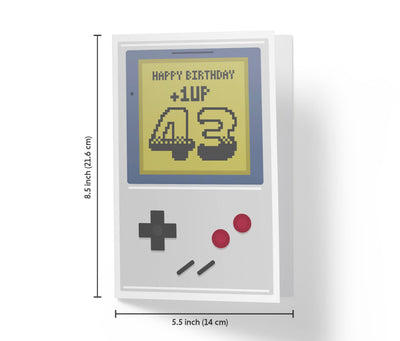 Gaming Level Up | 43rd Birthday Card - Kartoprint