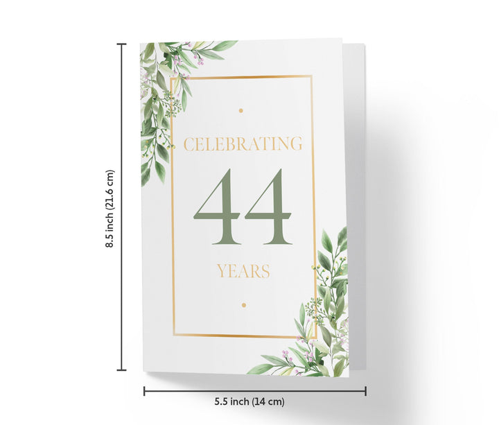 Eucalyptus | 44th Birthday Card - Kartoprint