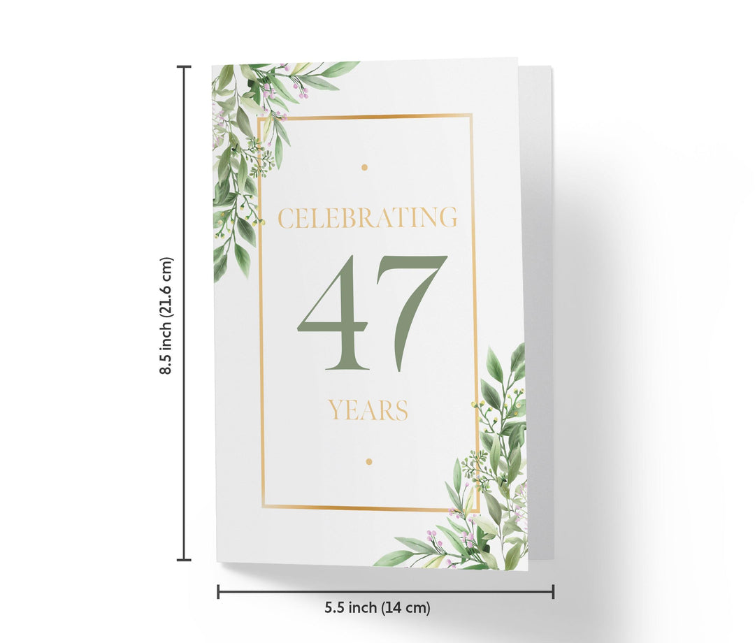 Eucalyptus | 47th Birthday Card - Kartoprint
