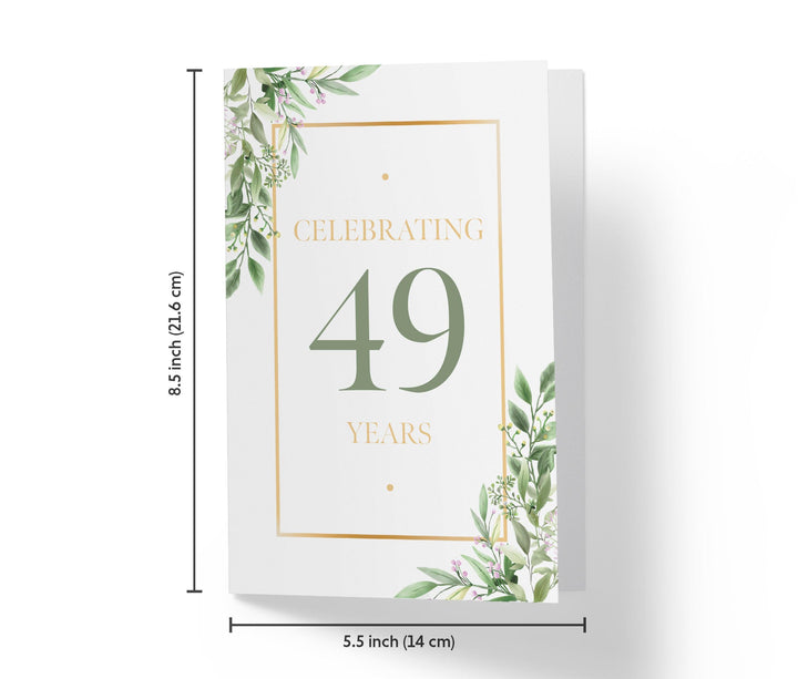 Eucalyptus | 49th Birthday Card - Kartoprint