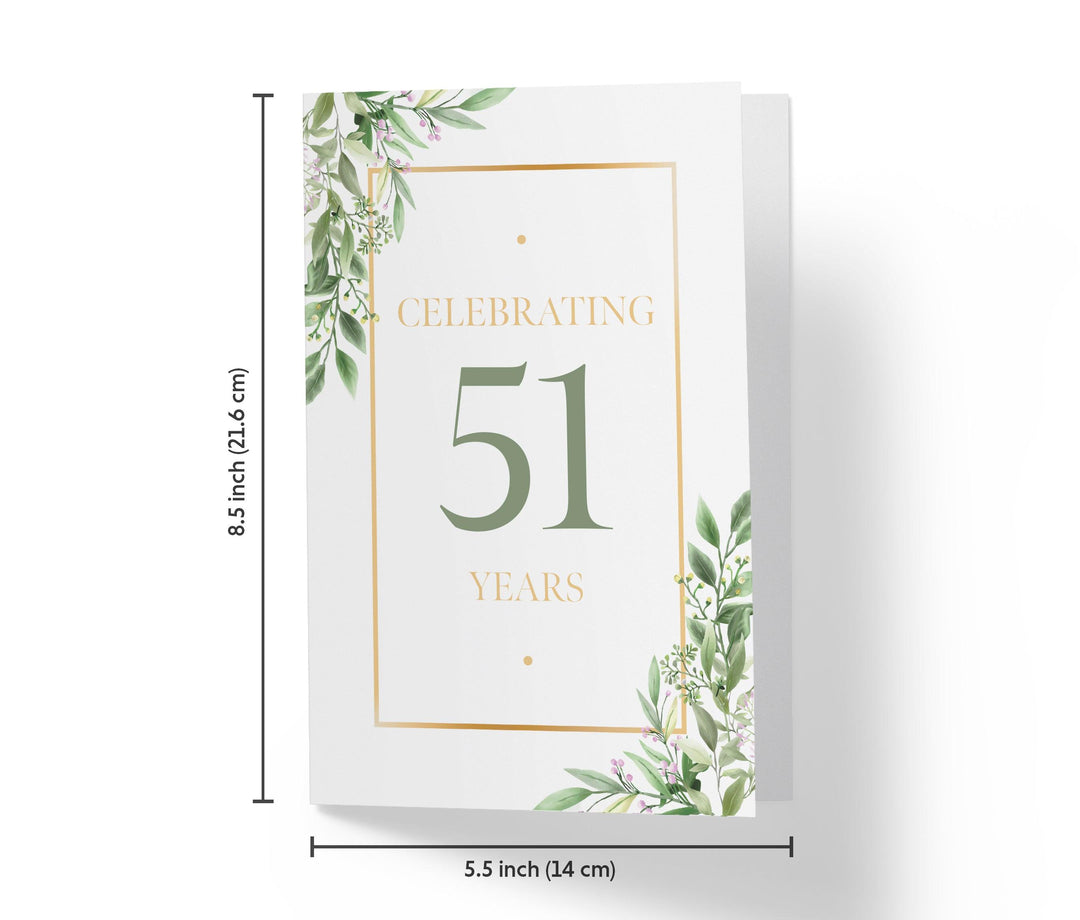 Eucalyptus | 51st Birthday Card - Kartoprint