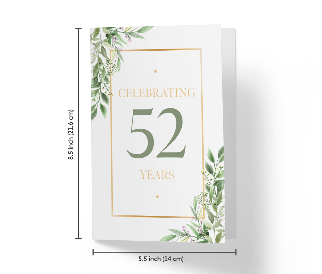 Eucalyptus | 52nd Birthday Card - Kartoprint
