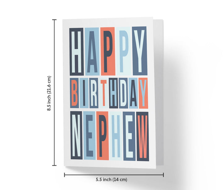 Happy Birthday Nephew | Funny Birthday Card - Kartoprint