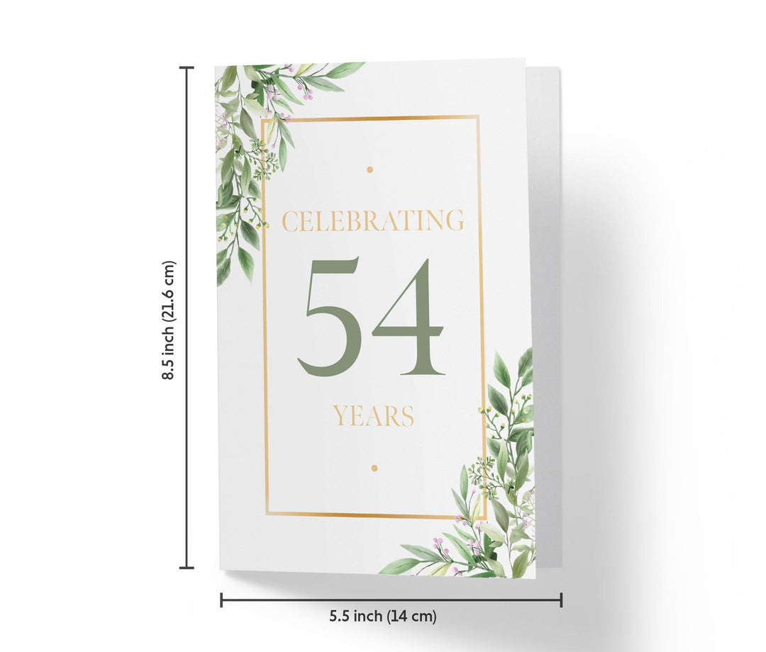 Eucalyptus | 54th Birthday Card - Kartoprint