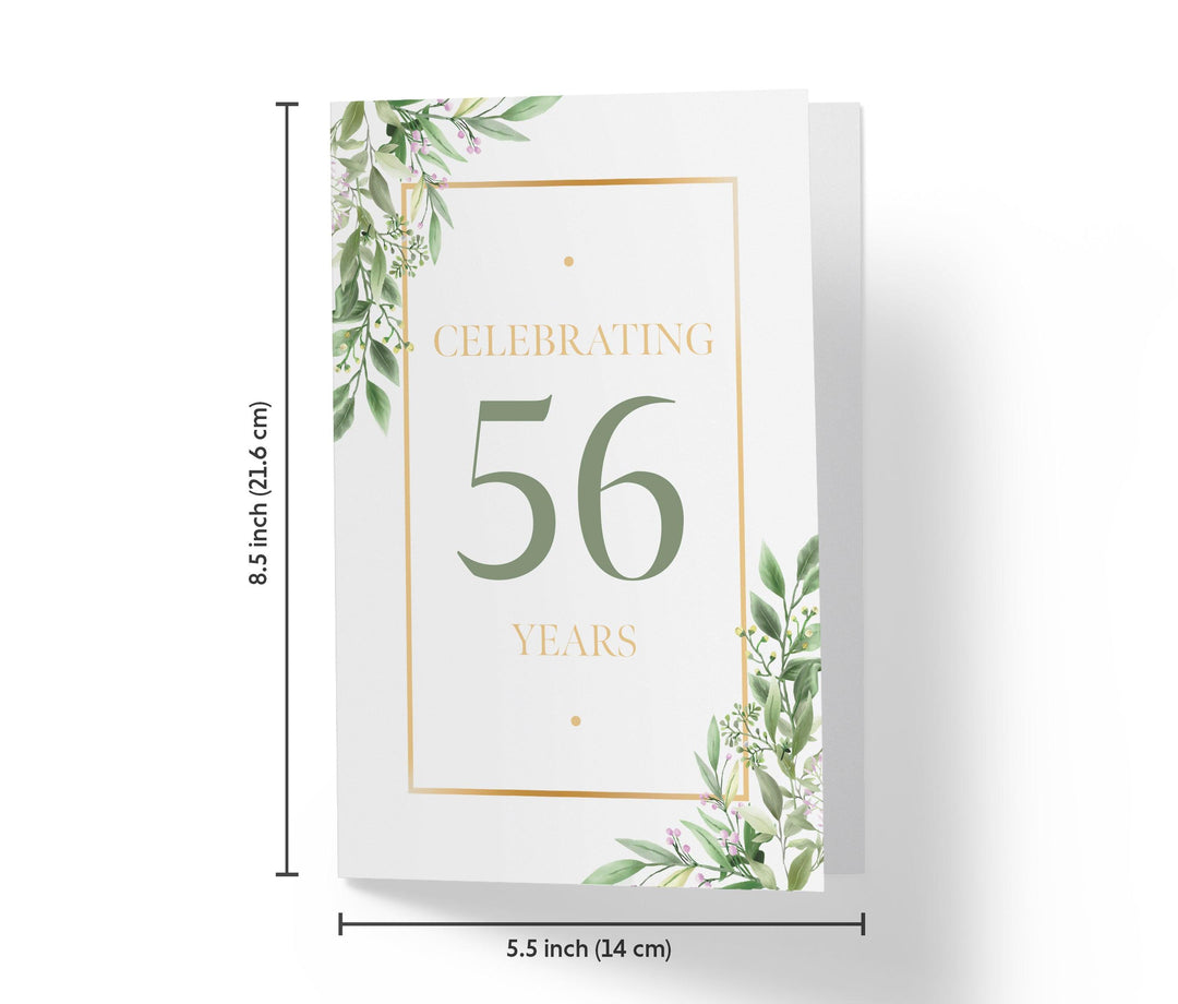 Eucalyptus | 56th Birthday Card - Kartoprint
