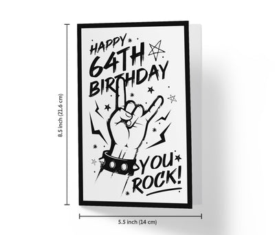 You Rock | 59th Birthday Card - Kartoprint