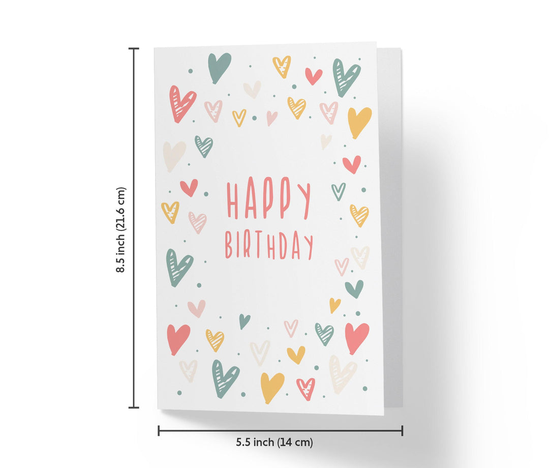 Cute Little Hearts | Sweet Birthday Card - Kartoprint