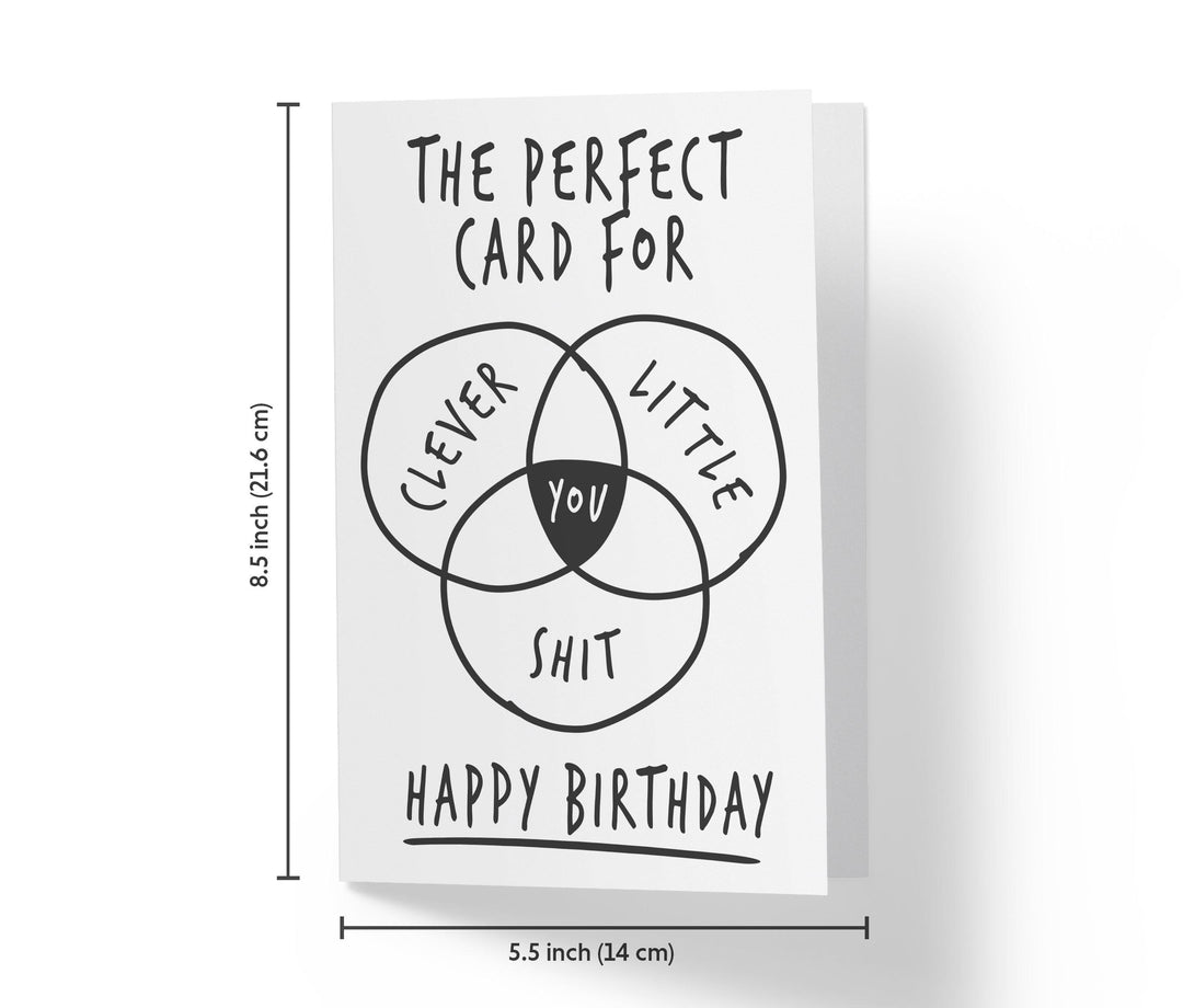 Clever Little Shit | Funny Birthday Card - Kartoprint