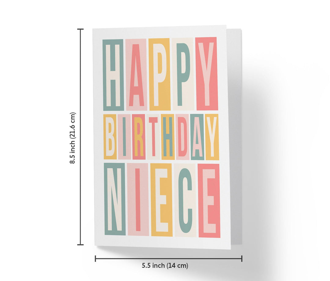 Happy Birthday Niece | Funny Birthday Card - Kartoprint