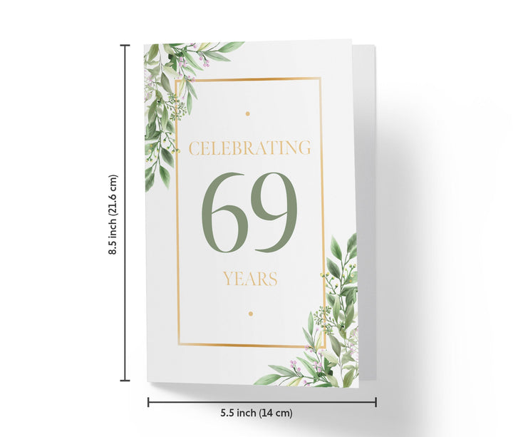 Eucalyptus | 69th Birthday Card - Kartoprint