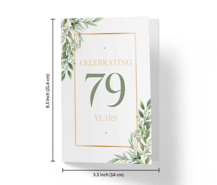 Eucalyptus | 79th Birthday Card - Kartoprint