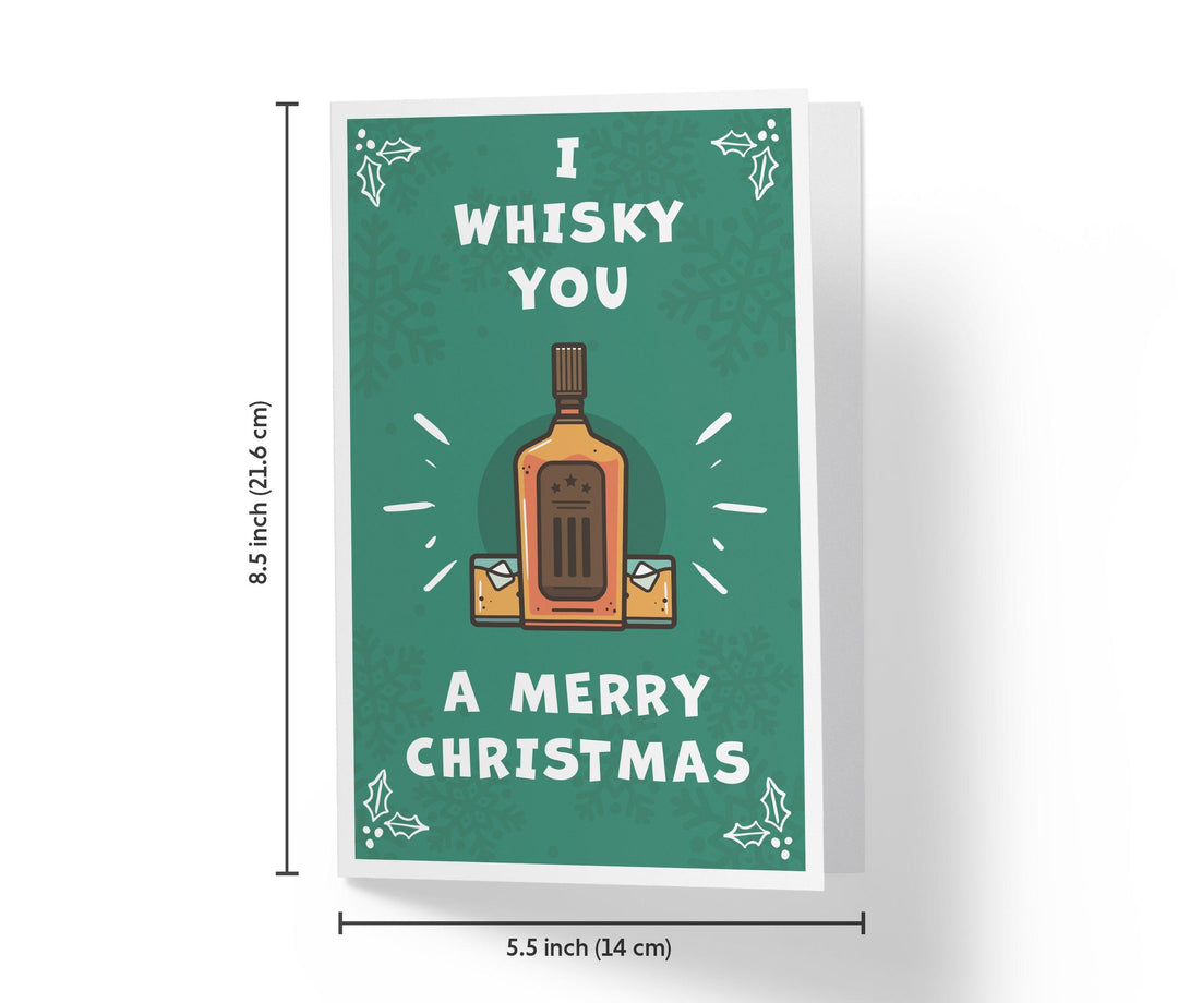 I Whisky You A Merry Christmas | Funny Christmas Card - Kartoprint