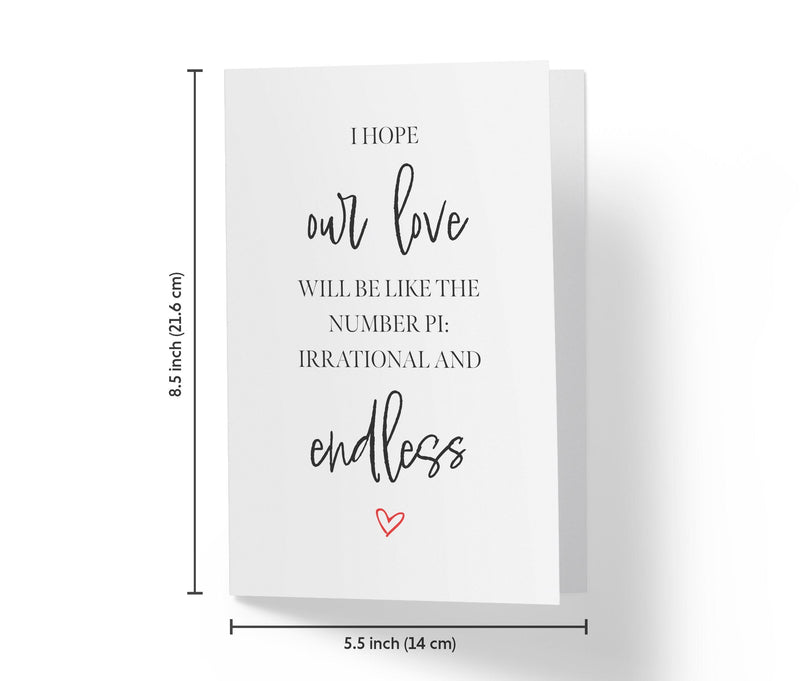 Endless Love, Valentine Card | Sweet Birthday Card - Kartoprint